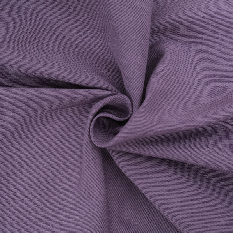 140 cm Cotton-Polyester Canvas with Raisin-Colored Coating - Maison Klem